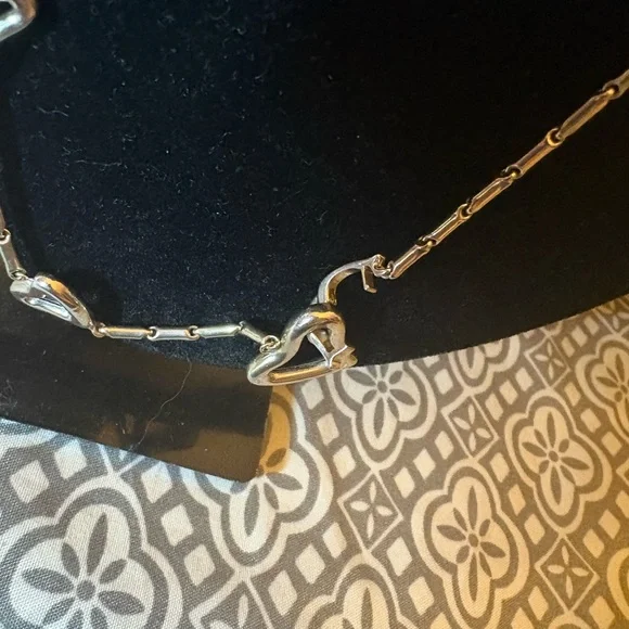 Elegant CHIMENTO 18k White Gold Heart Necklace - Picture 5 of 13